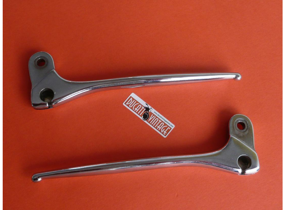 Pair of lever (clutch and front brake) replica identical Ducati 125 175 200cc