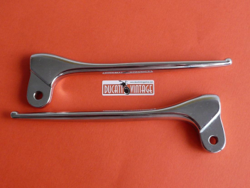 Pair of lever (clutch and front brake) replica identical Ducati 125 175 200cc