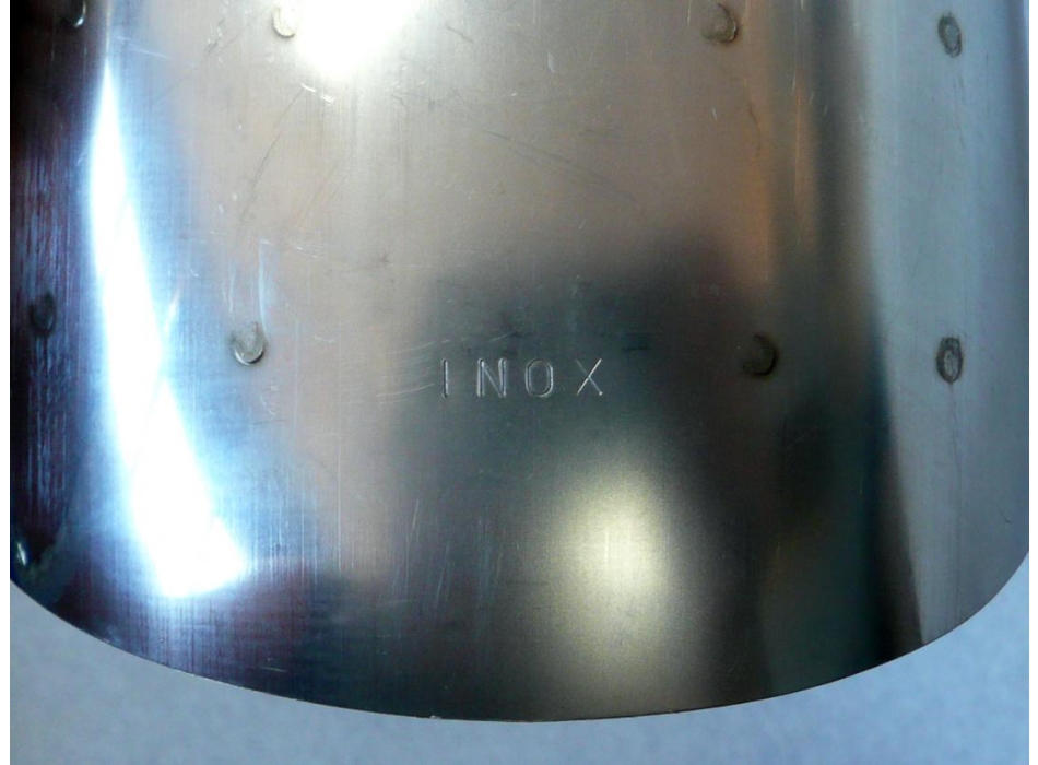 stainless rear fender, replica like original Ducati Silver Shotgun