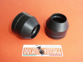 2 Marzocchi Rubber dust caps Ø32 for Ducati Scrambler 125