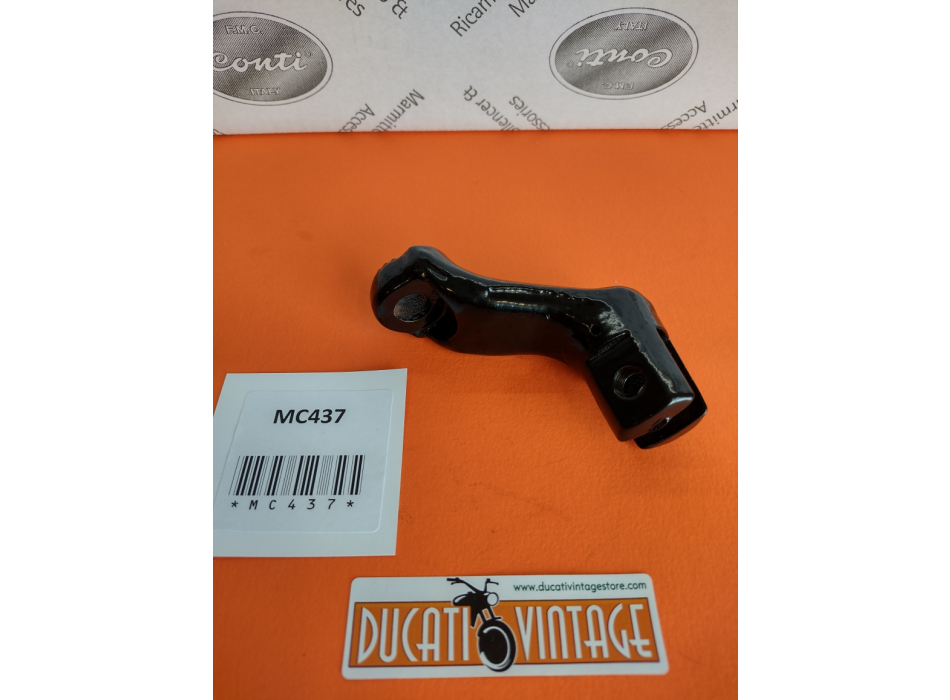 Rider right footboard, original, used, perfect, like new, for all single-cylinder Ducati wide casings, Ducati Scrambler, Ducati Desmo Yellow and Silver Shotgun, Ducati Mark3, Ducati RT