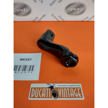 Rider right footboard, original, used, perfect, like new, for all single-cylinder Ducati wide casings, Ducati Scrambler, Ducati Desmo Yellow and Silver Shotgun, Ducati Mark3, Ducati RT