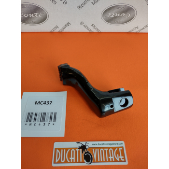 Rider right footboard, original, used, perfect, like new, for all single-cylinder Ducati wide casings, Ducati Scrambler, Ducati Desmo Yellow and Silver Shotgun, Ducati Mark3, Ducati RT