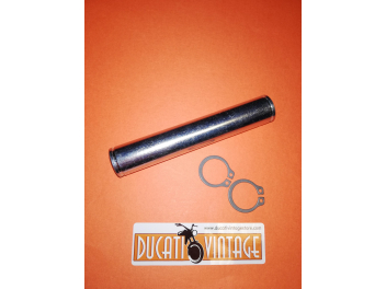 central stand pivot, 2 seeger, length 120 mm for Ducati narrow case