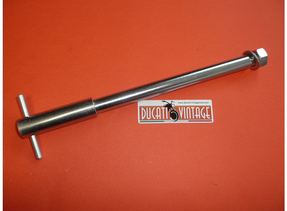 Spindle front hub  L 263 full of nut for Ducati Scrambler and Ducati RT
