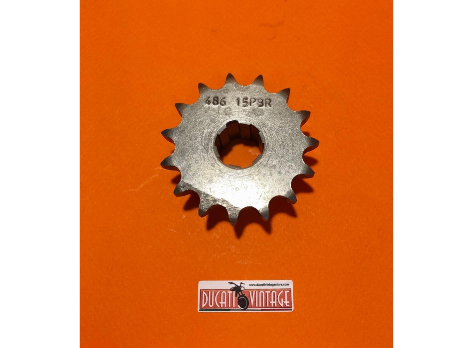 15 teeth sprocket -lengthened size- chain thread 428 Ducati Scrambler 250 350