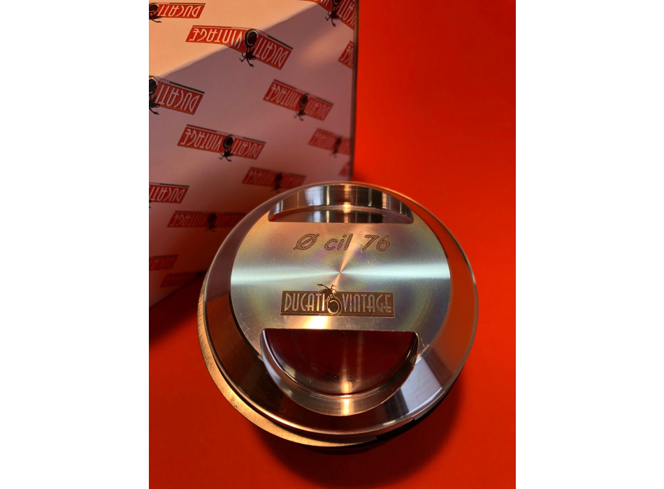 Piston Ø 76.0 pin Ø 18 for all Ducati wide case engines  350cc