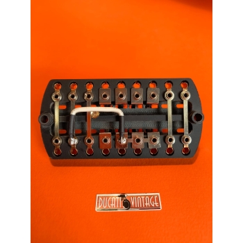 Bakelite fuse holder (4 fuses) replica identical to original for Ducati 750GT Ducati 750S 1972-1973 and Ducati 750/900SS 1974-1975 motorcycles Ducati Part No. 0795.38.246