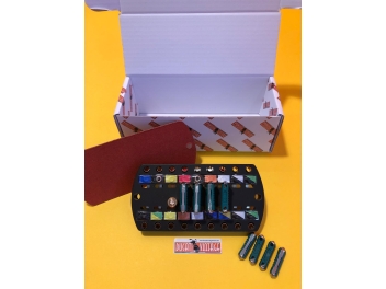 Bakelite fuse holder (4 fuses) replica identical to original for Ducati 750GT Ducati 750S 1972-1973 and Ducati 750/900SS 1974-1975 motorcycles Ducati Part No. 0795.38.246