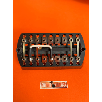 Bakelite fuse holder (4 fuses) replica identical to original for Ducati 750GT Ducati 750S 1972-1973 and Ducati 750/900SS 1974-1975 motorcycles Ducati Part No. 0795.38.246