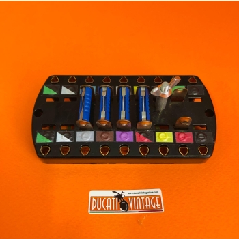 original Bakelite fuse holder (5 fuses) for Ducati 750GT and SPORT of 1974