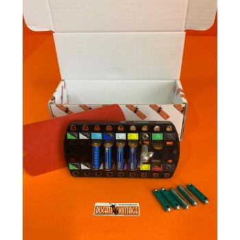 original Bakelite fuse holder (5 fuses) for Ducati 750GT and SPORT of 1974