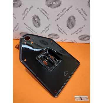 Metal professionally spray painted black  plate-holder CEV for round rear light only Ducati Scrambler