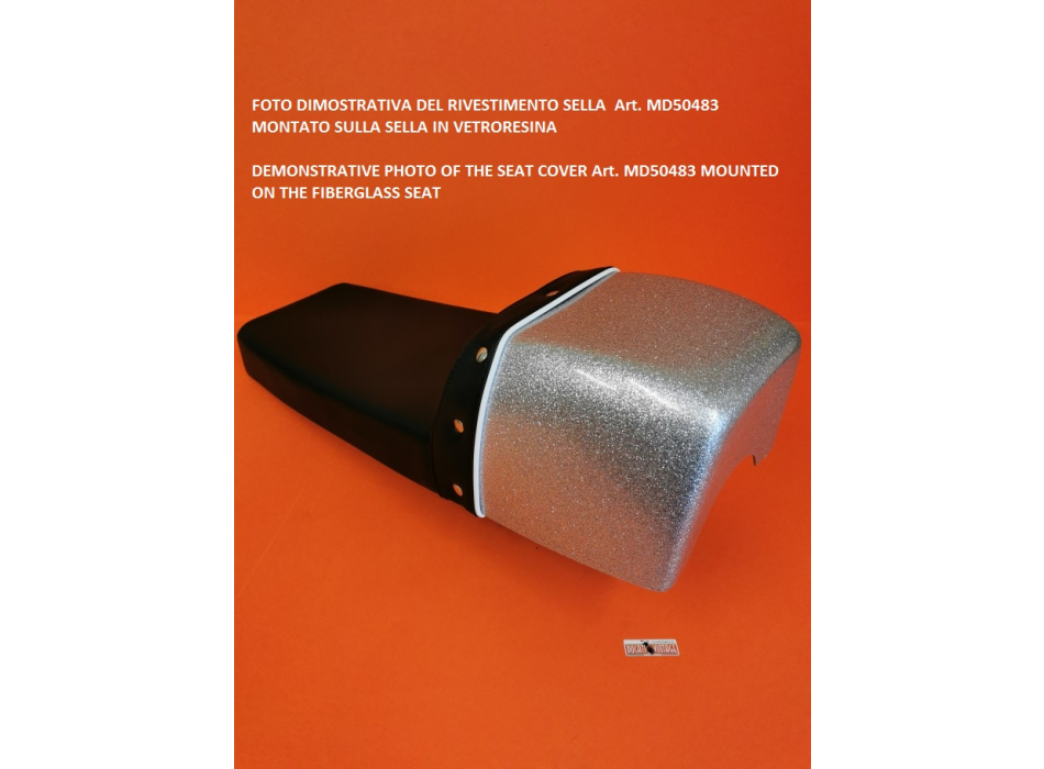 Seat cover for Ducati Desmo Silver Shotgun