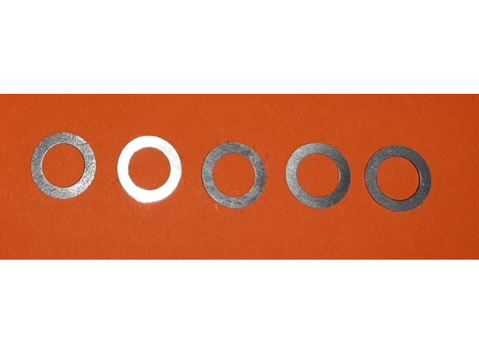 Desmo valve adjustment shim washers