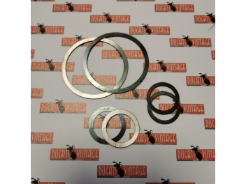 n. 6 Shim washers for gear selector drum for single cylinder Ducati wide case 250 350 450cc