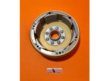 brass rotor/flywheel for Ducati single-cylinder, original, new, with slight defects, cod. Ducati 0608.46.450