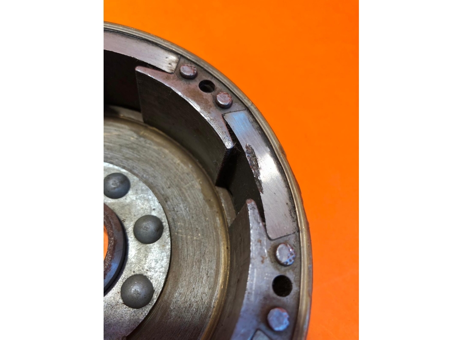 brass rotor/flywheel for Ducati single-cylinder, used, cod. Ducati 0608.46.450