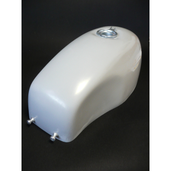 Fiberglass tank for Ducati Desmo Yellow identical to the original, unpainted