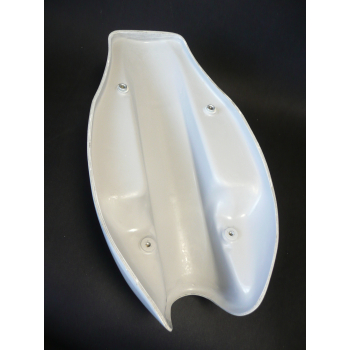 Fiberglass tank for Ducati Desmo Yellow identical to the original, unpainted