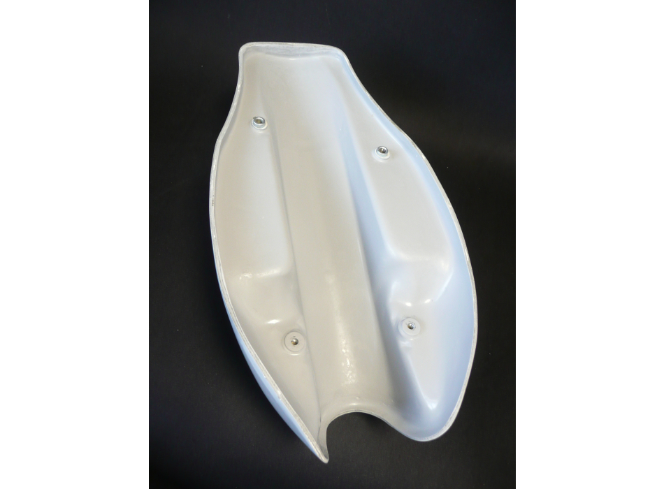 Fiberglass tank for Ducati Desmo Yellow identical to the original, unpainted