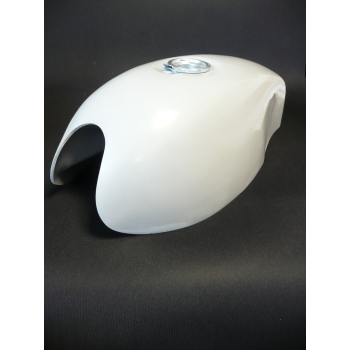 Fiberglass tank for Ducati Desmo Yellow identical to the original, unpainted