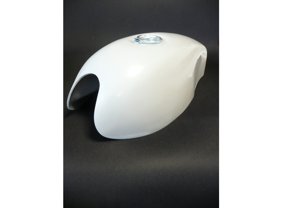 Fiberglass tank for Ducati Desmo Yellow identical to the original, unpainted