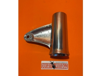 ORIGINAL Chrome Right Headlight Bracket for Ducati TS Narrow Case Singles – 1960s