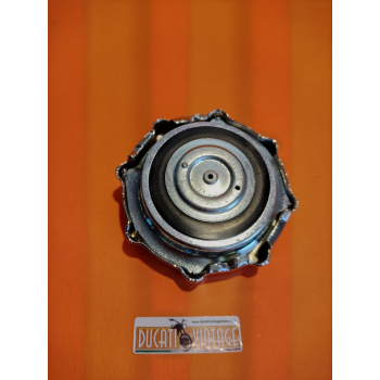 Original chromed fuel cap, used regenerated perfect like new, for Ducati RT
