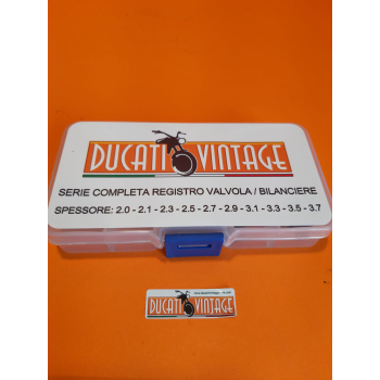 Pair of nitrided and antimagnetic valves for all Ducati wide case engine 250cc