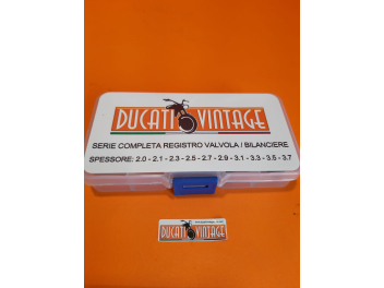 Pair of nitrided and antimagnetic valves for all Ducati wide case engine 250cc