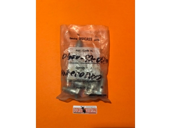 ORIGINAL Set of 3 oil banjo nuts and 6 aluminum washers narrow/ wide case Ducati engines