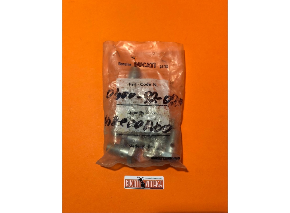 ORIGINAL Set of 3 oil banjo nuts and 6 aluminum washers narrow/ wide case Ducati engines